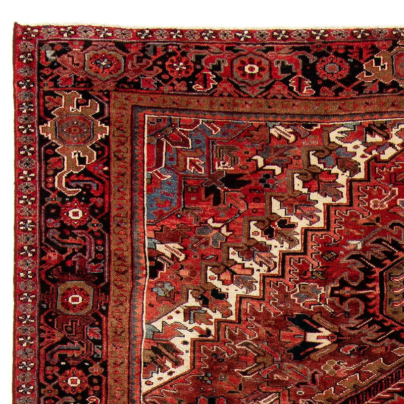 Persisk tæppe - Nomadisk - 390 x 295 cm - mørkerød