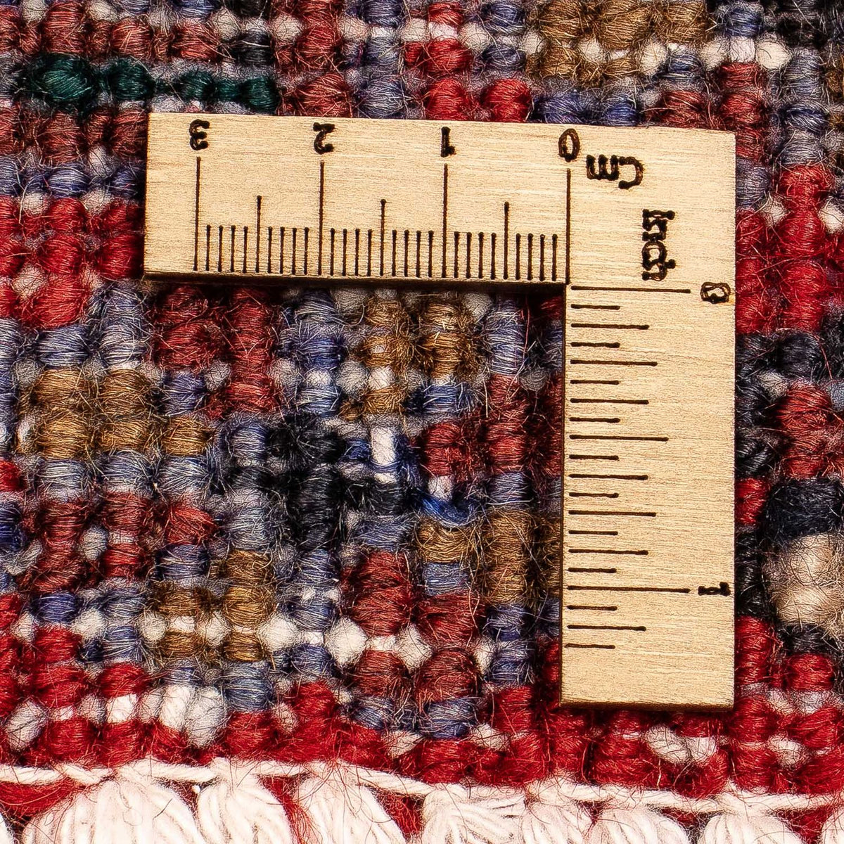 Persisk tæppe - Nomadisk - 390 x 295 cm - mørkerød