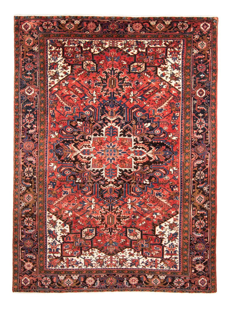 Persisk tæppe - Nomadisk - 330 x 229 cm - mørkerød