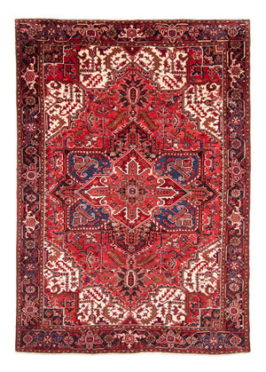 Persisk tæppe - Nomadisk - 350 x 238 cm - mørkerød