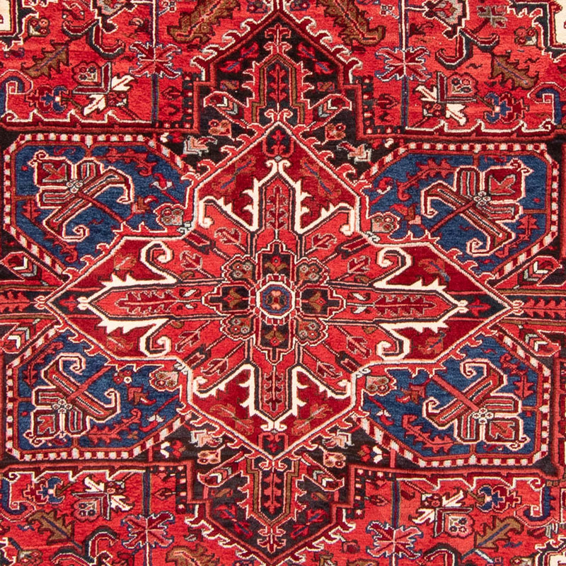 Persisk tæppe - Nomadisk - 350 x 238 cm - mørkerød