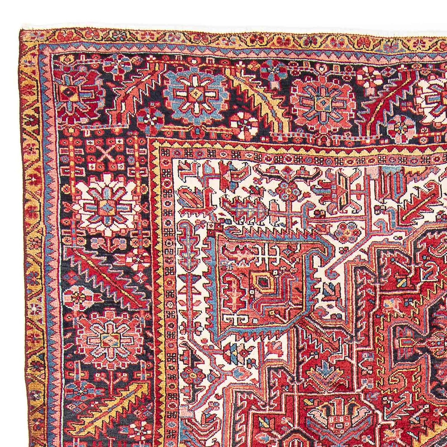 Persisk tæppe - Nomadisk - 358 x 245 cm - lysrød
