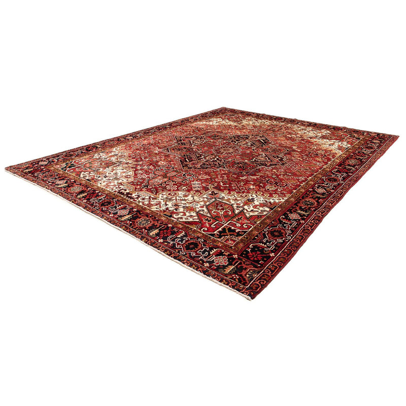 Persisk tæppe - Nomadisk - 400 x 310 cm - mørkerød