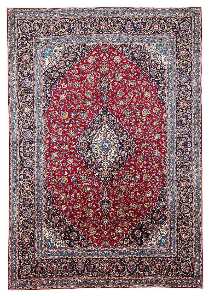 Persisk tæppe - Nomadisk - 422 x 296 cm - rød