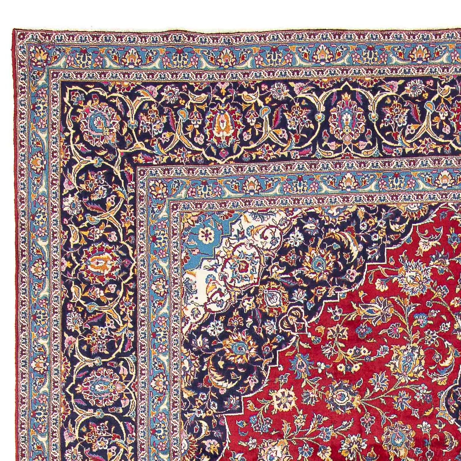 Persisk tæppe - Nomadisk - 422 x 296 cm - rød