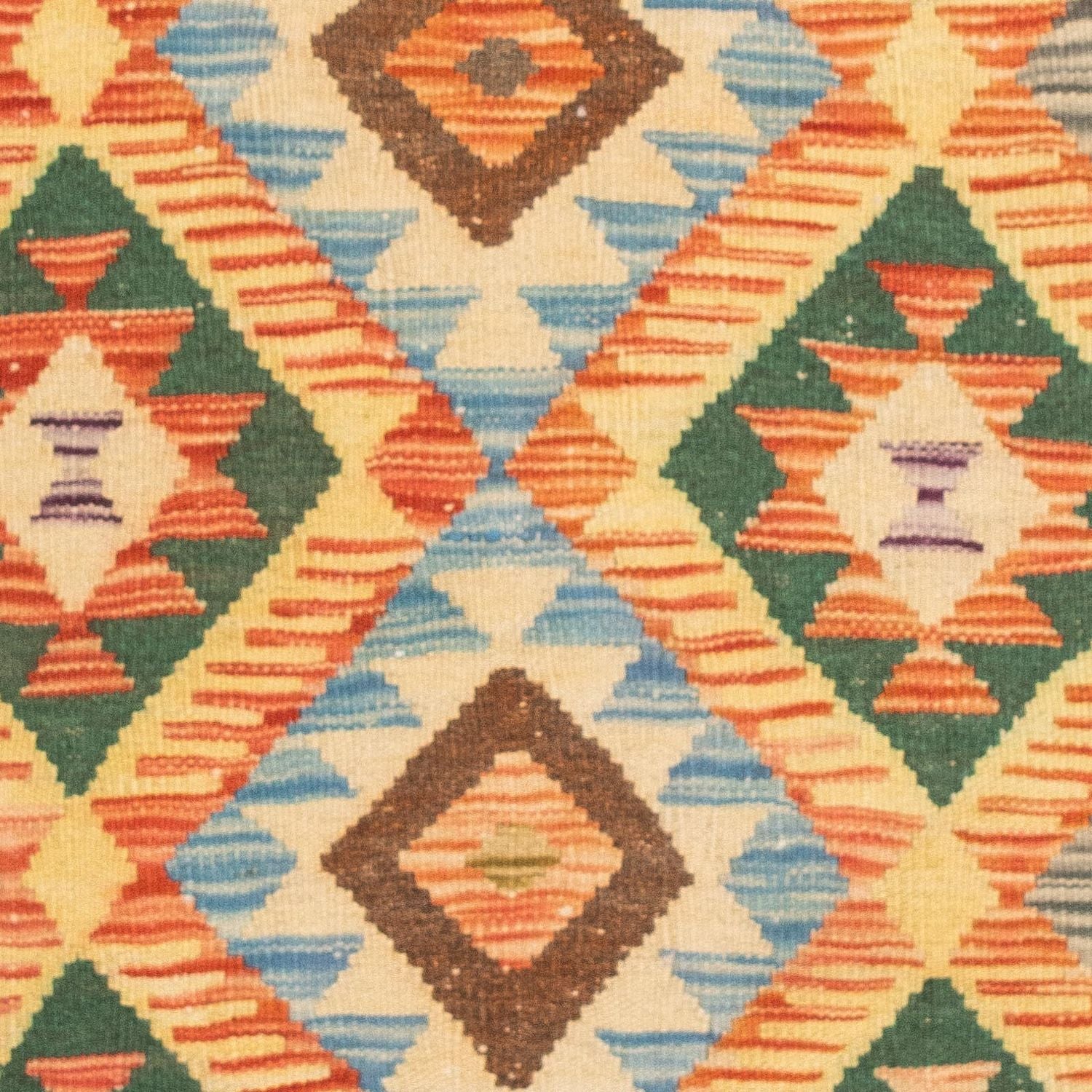 Kelim Carpet - Splash - 125 x 80 cm - flerfarvet