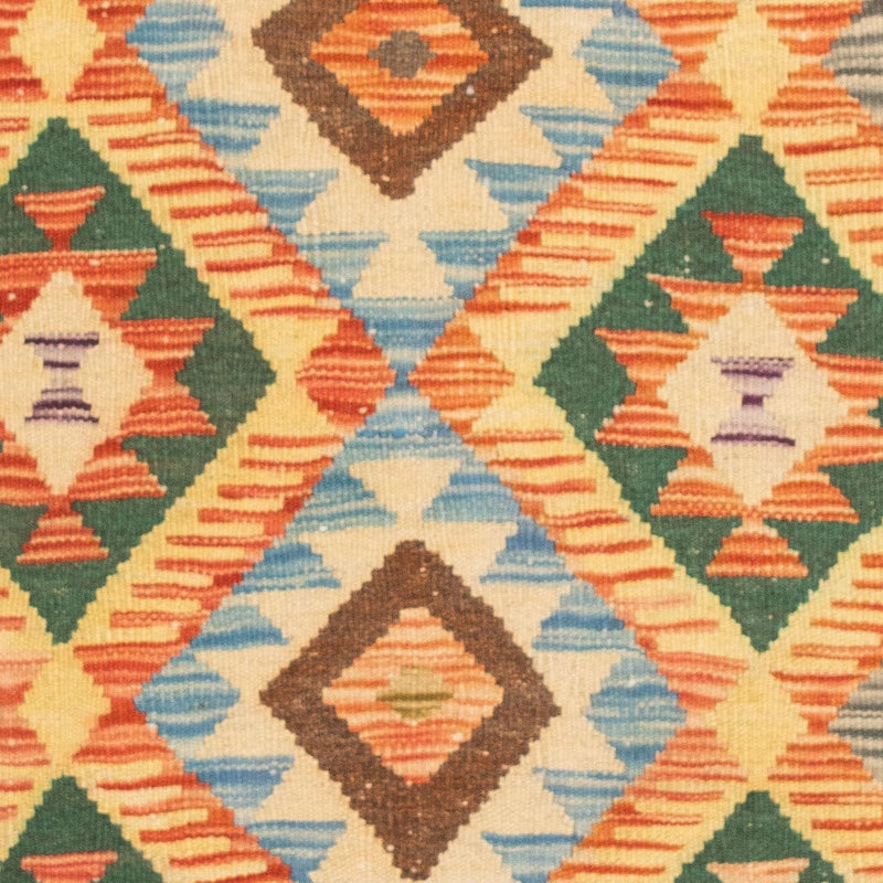 Kelim Carpet - Splash - 125 x 80 cm - flerfarvet
