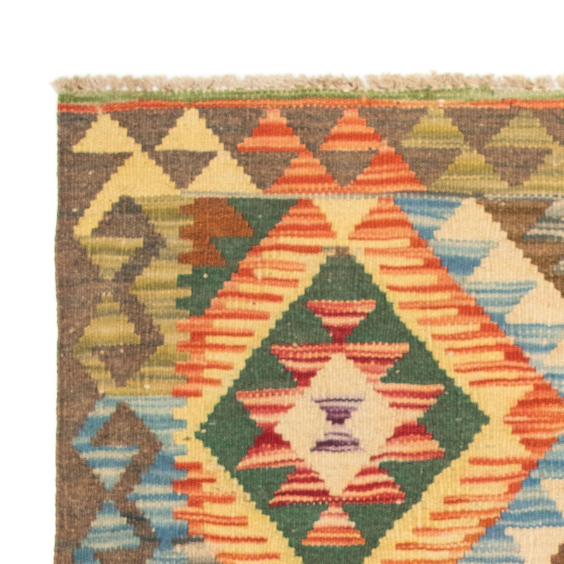 Kelim Carpet - Splash - 125 x 80 cm - flerfarvet