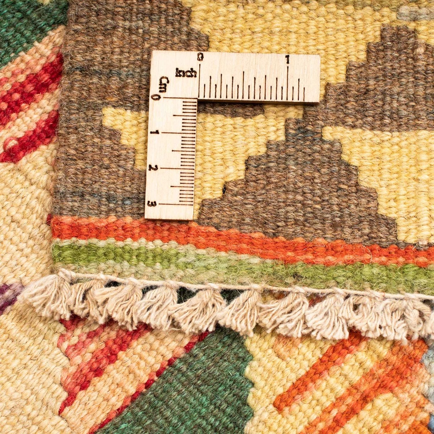 Kelim Carpet - Splash - 125 x 80 cm - flerfarvet