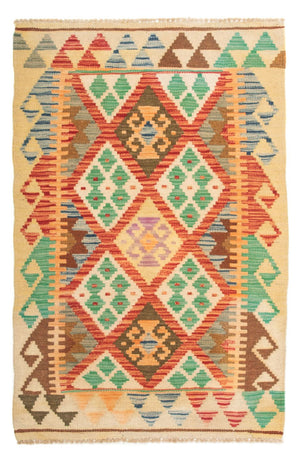 Kelim Carpet - Splash - 125 x 80 cm - flerfarvet