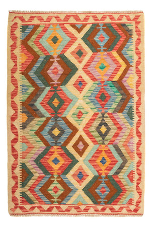 Kelim Carpet - Splash - 125 x 80 cm - flerfarvet