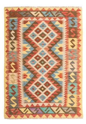Kelim Carpet - Splash - 125 x 80 cm - flerfarvet