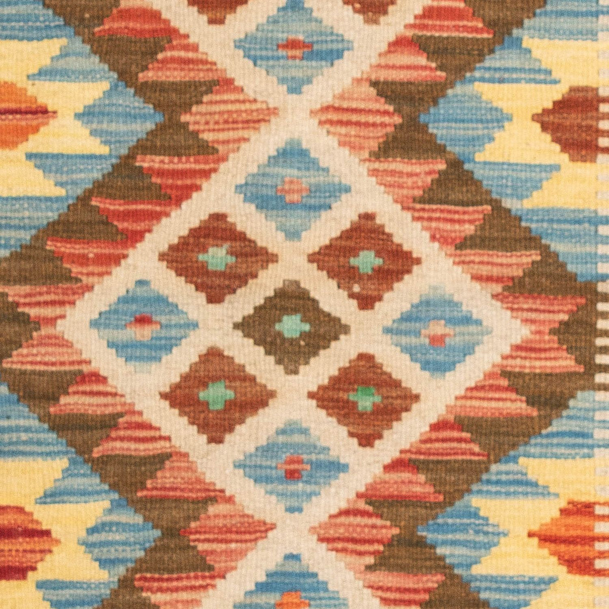 Kelim Carpet - Splash - 125 x 80 cm - flerfarvet