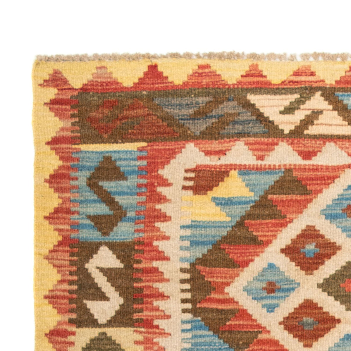 Kelim Carpet - Splash - 125 x 80 cm - flerfarvet