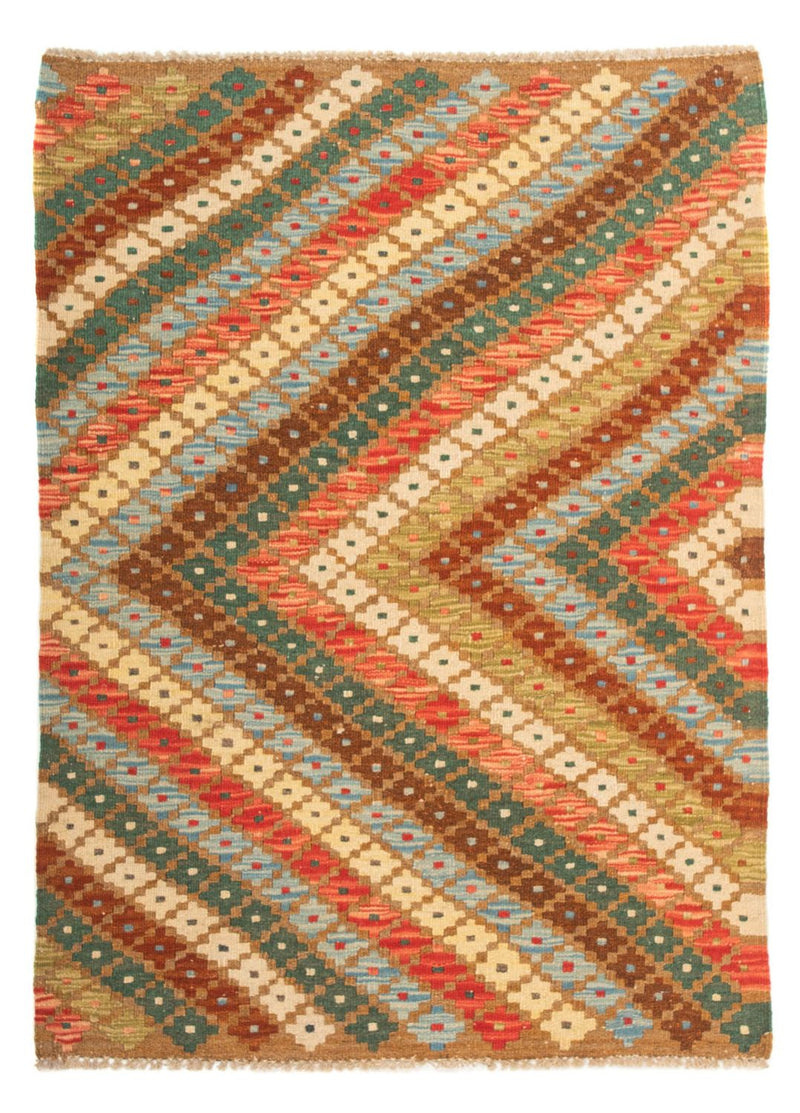 Kelim Carpet - Splash - 125 x 80 cm - flerfarvet