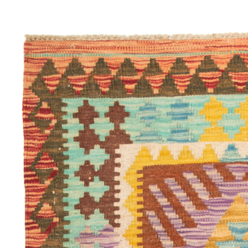 Kelim Carpet - Splash - 125 x 80 cm - flerfarvet