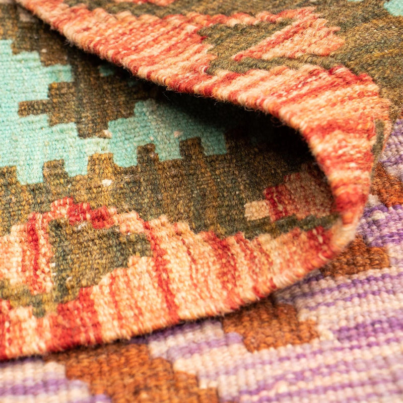 Kelim Carpet - Splash - 125 x 80 cm - flerfarvet