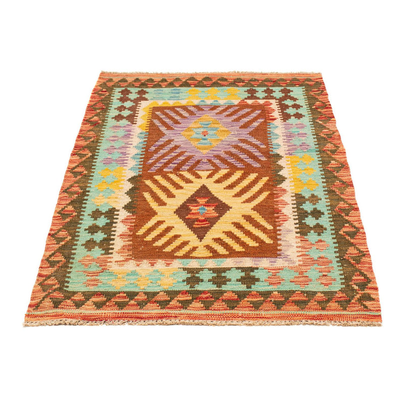 Kelim Carpet - Splash - 125 x 80 cm - flerfarvet