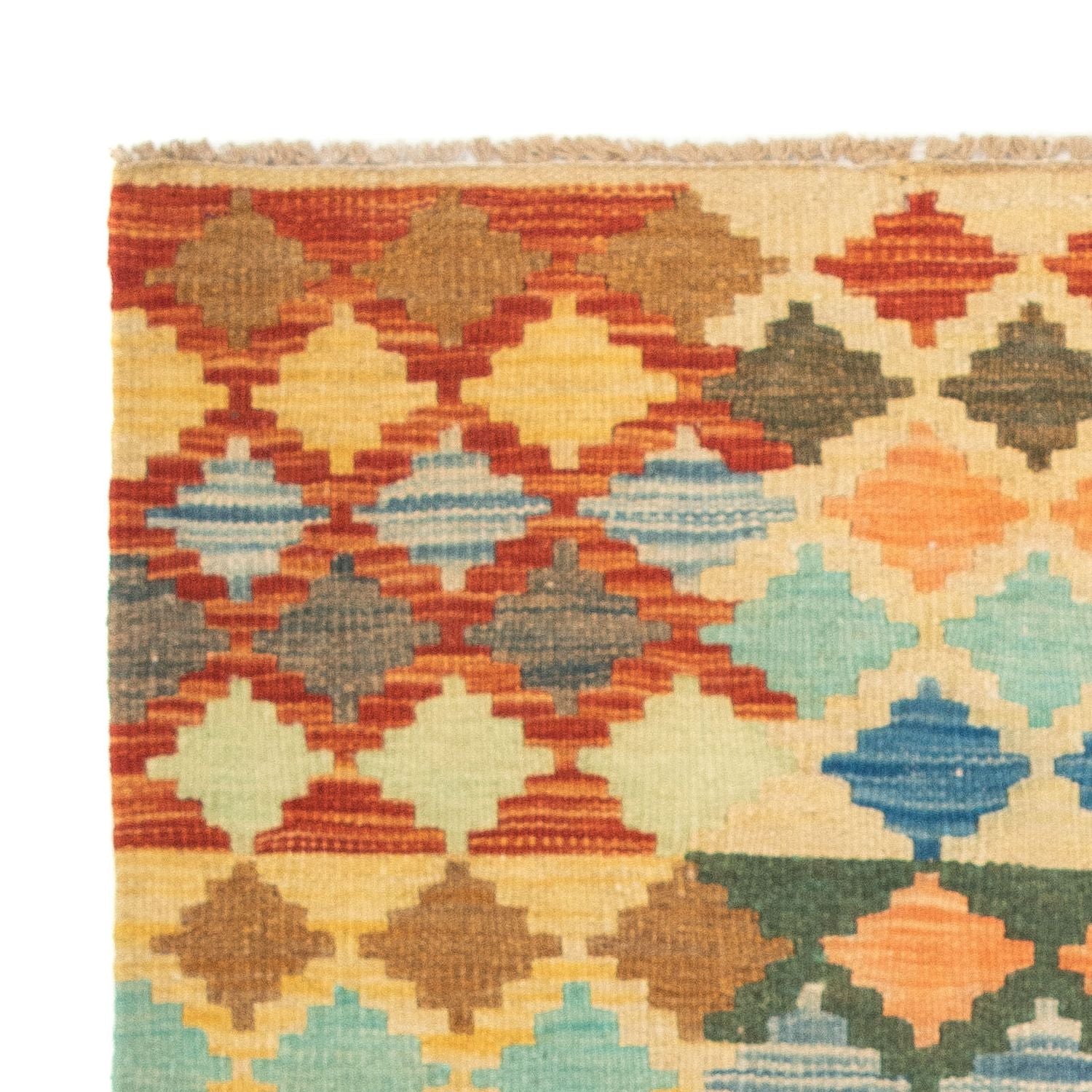 Kelim Carpet - Splash - 125 x 80 cm - flerfarvet