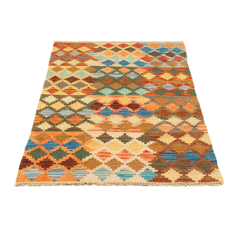 Kelim Carpet - Splash - 125 x 80 cm - flerfarvet
