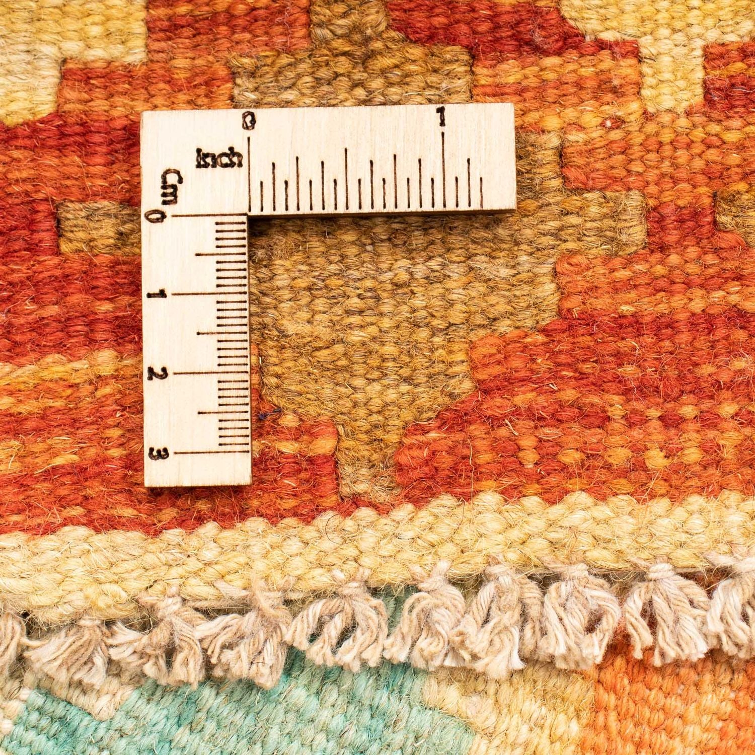 Kelim Carpet - Splash - 125 x 80 cm - flerfarvet