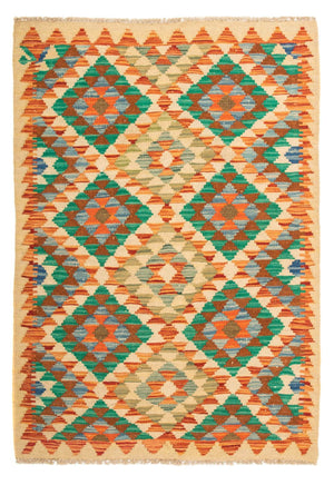 Kelim Carpet - Splash - 125 x 80 cm - flerfarvet