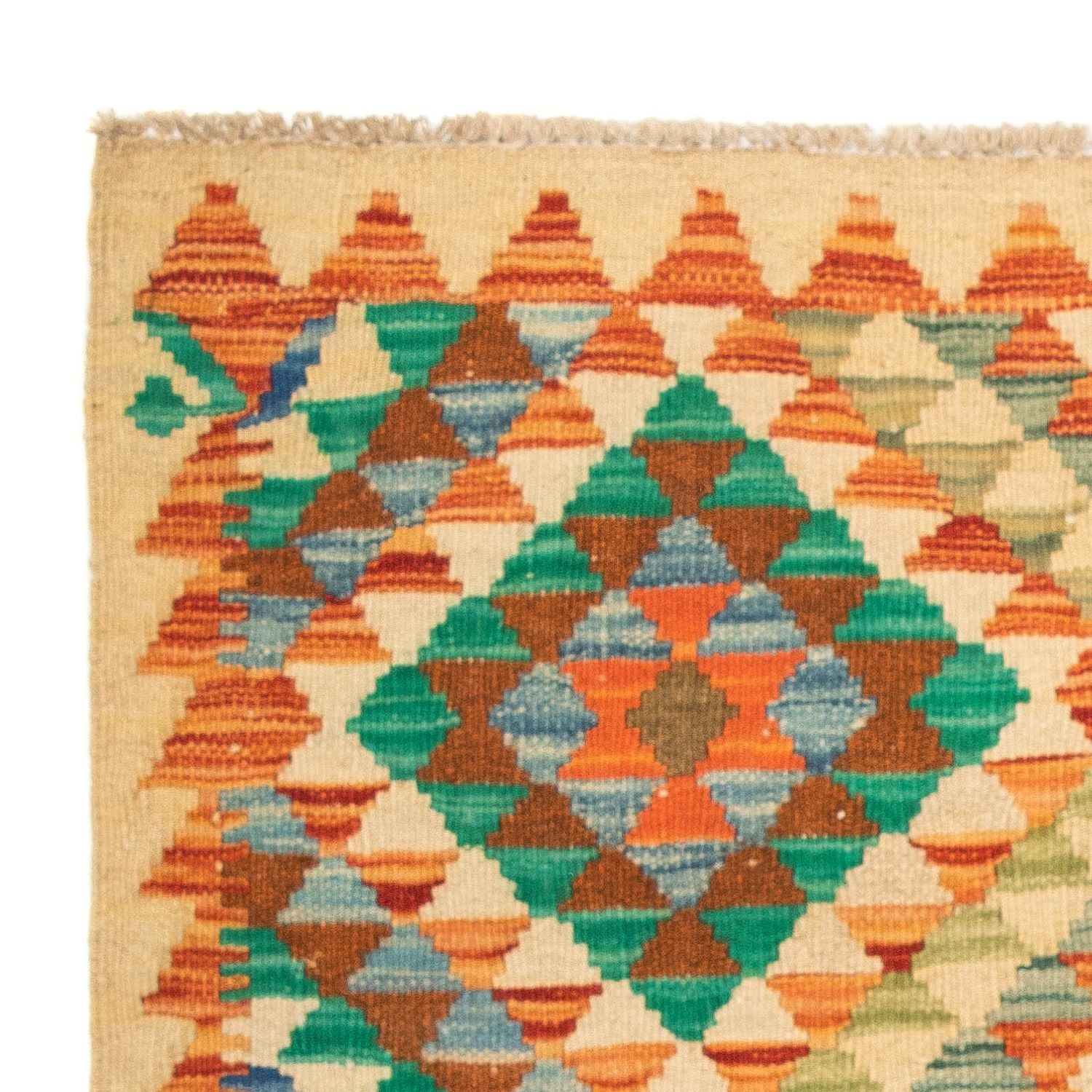 Kelim Carpet - Splash - 125 x 80 cm - flerfarvet