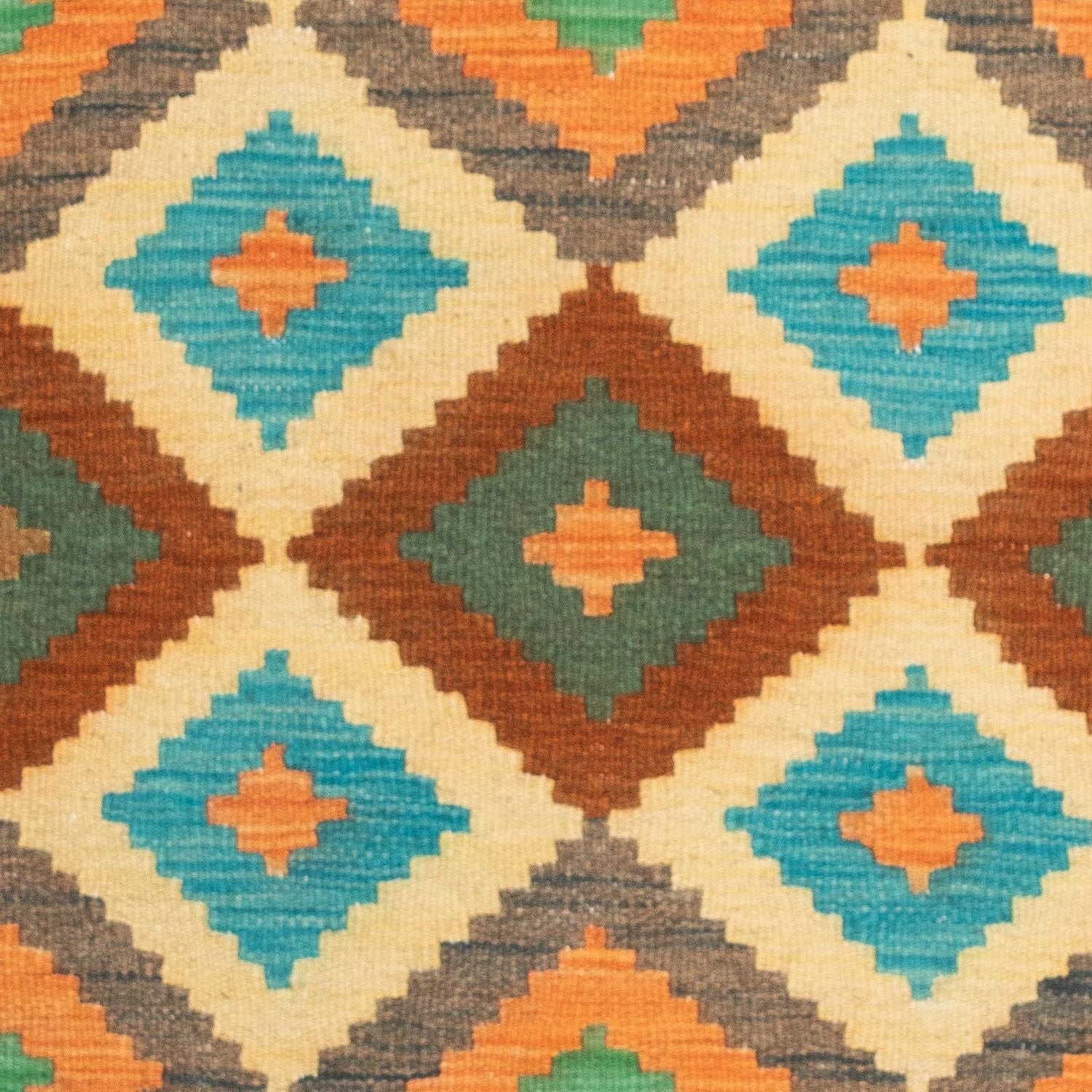Kelim Carpet - Splash - 125 x 80 cm - flerfarvet