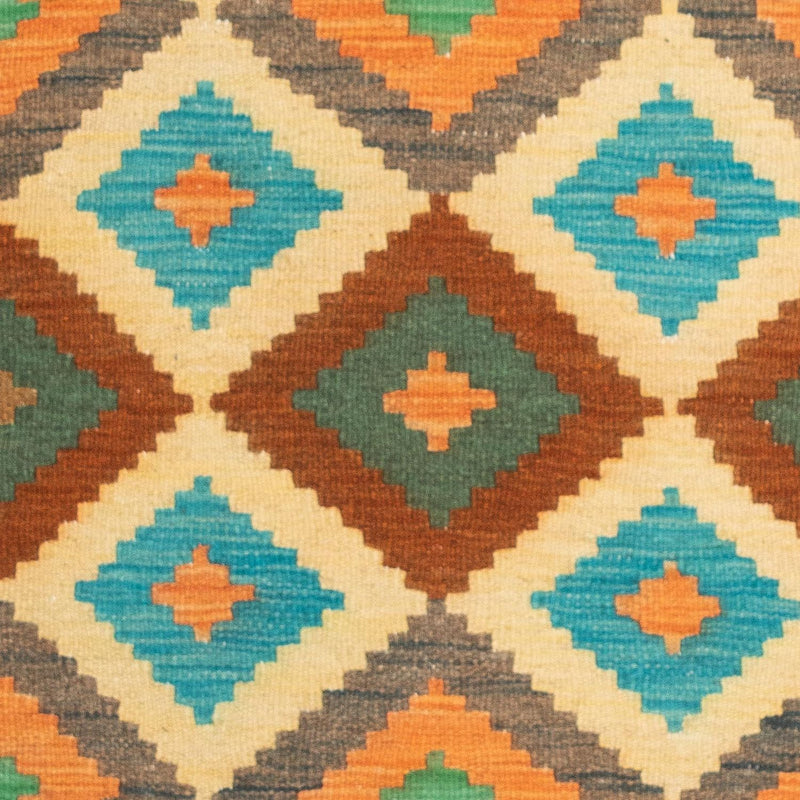 Kelim Carpet - Splash - 125 x 80 cm - flerfarvet