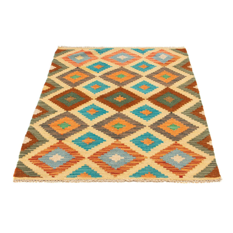 Kelim Carpet - Splash - 125 x 80 cm - flerfarvet