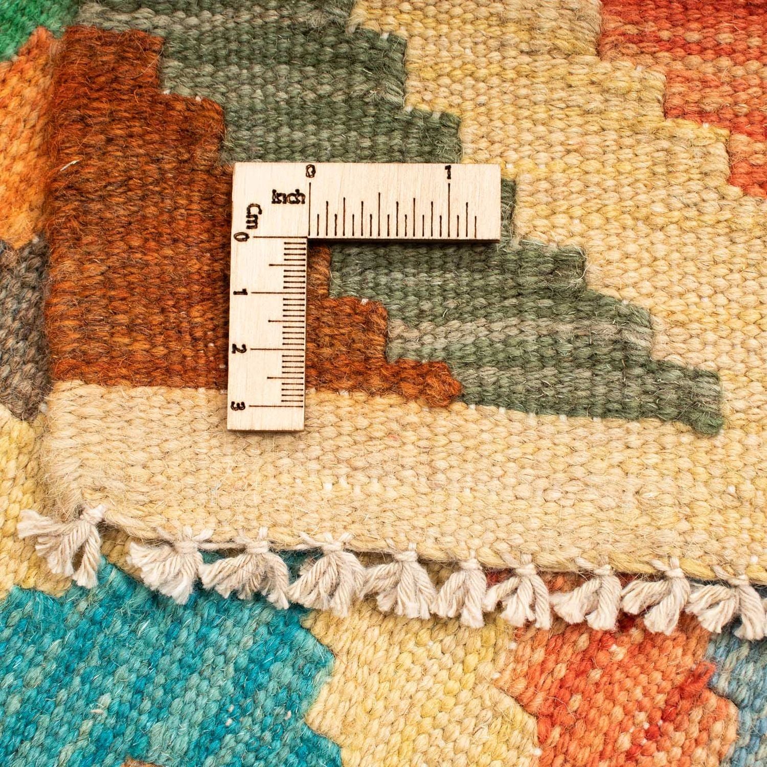 Kelim Carpet - Splash - 125 x 80 cm - flerfarvet