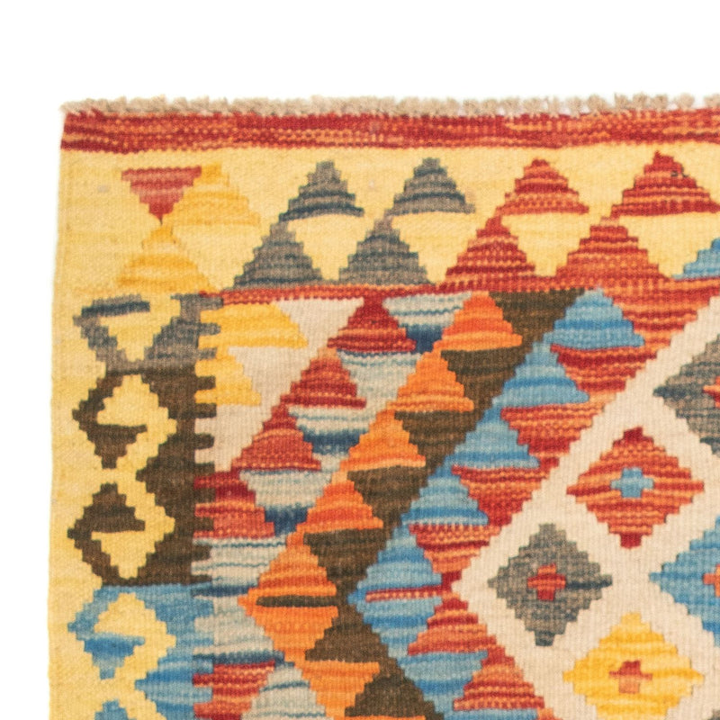 Kelim Carpet - Splash - 125 x 80 cm - flerfarvet