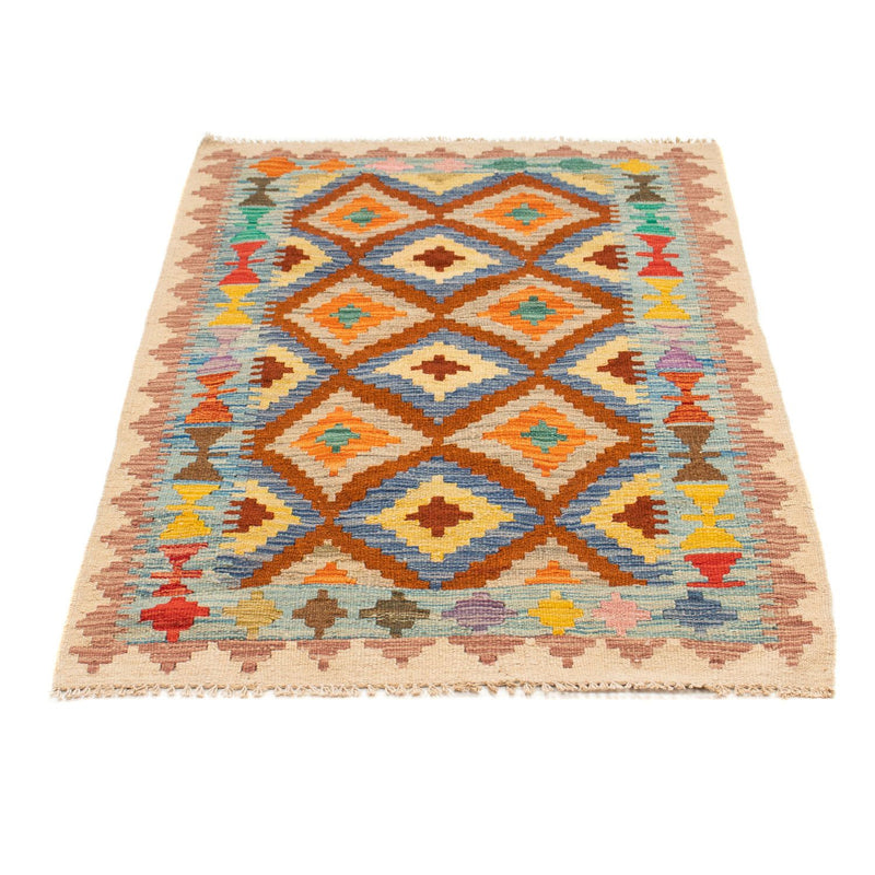 Kelim Carpet - Splash - 125 x 80 cm - flerfarvet