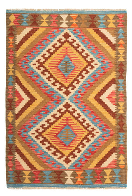 Kelim Carpet - Splash - 121 x 85 cm - flerfarvet