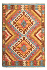Kelim Carpet - Splash - 121 x 85 cm - flerfarvet