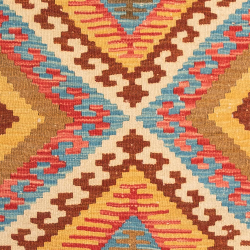 Kelim Carpet - Splash - 121 x 85 cm - flerfarvet