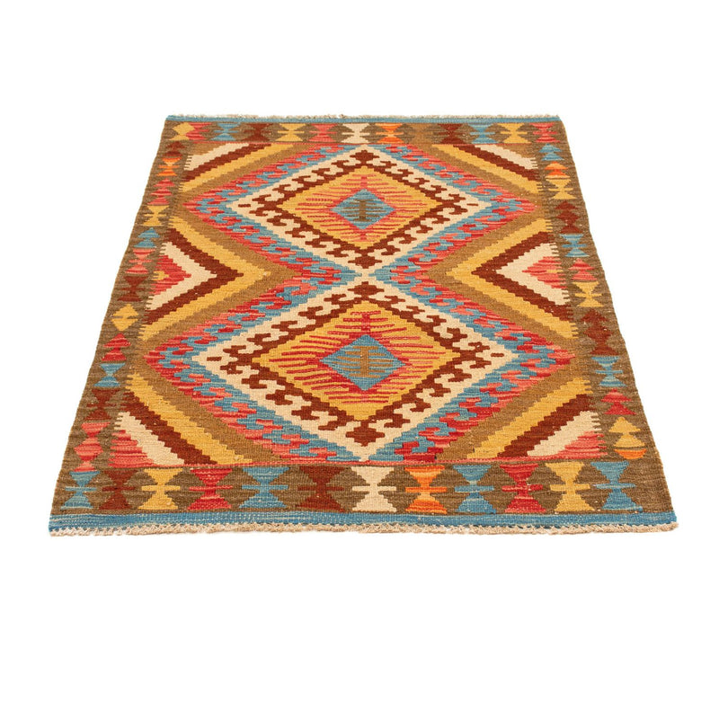Kelim Carpet - Splash - 121 x 85 cm - flerfarvet