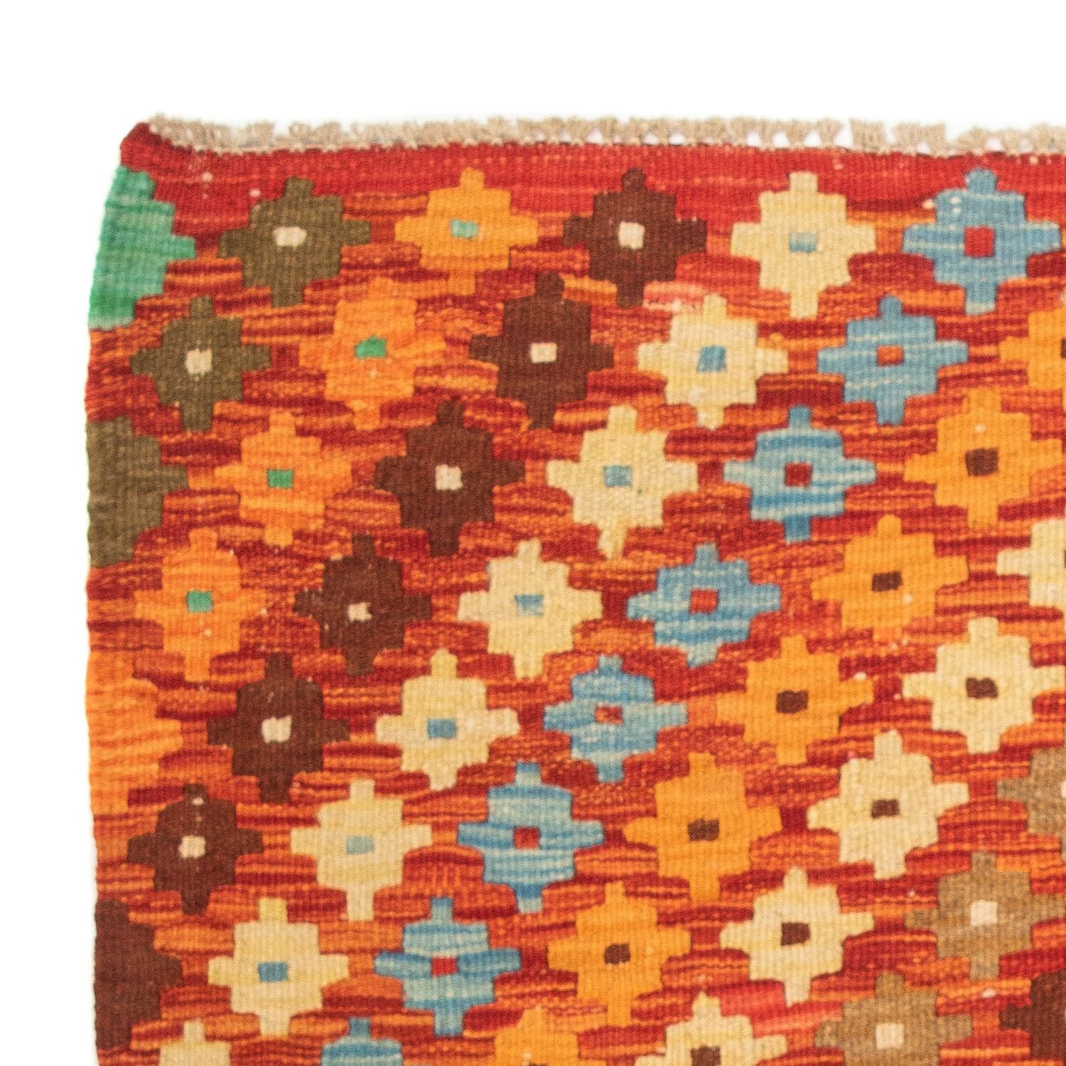 Kelim Carpet - Splash - 121 x 89 cm - flerfarvet