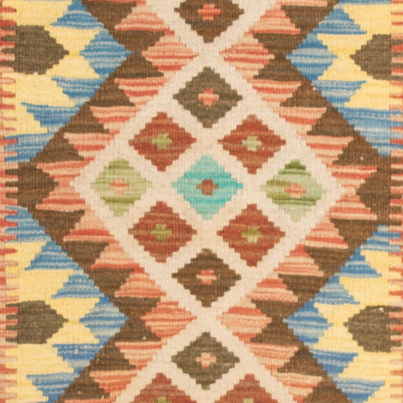 Kelim Carpet - Splash - 124 x 86 cm - flerfarvet