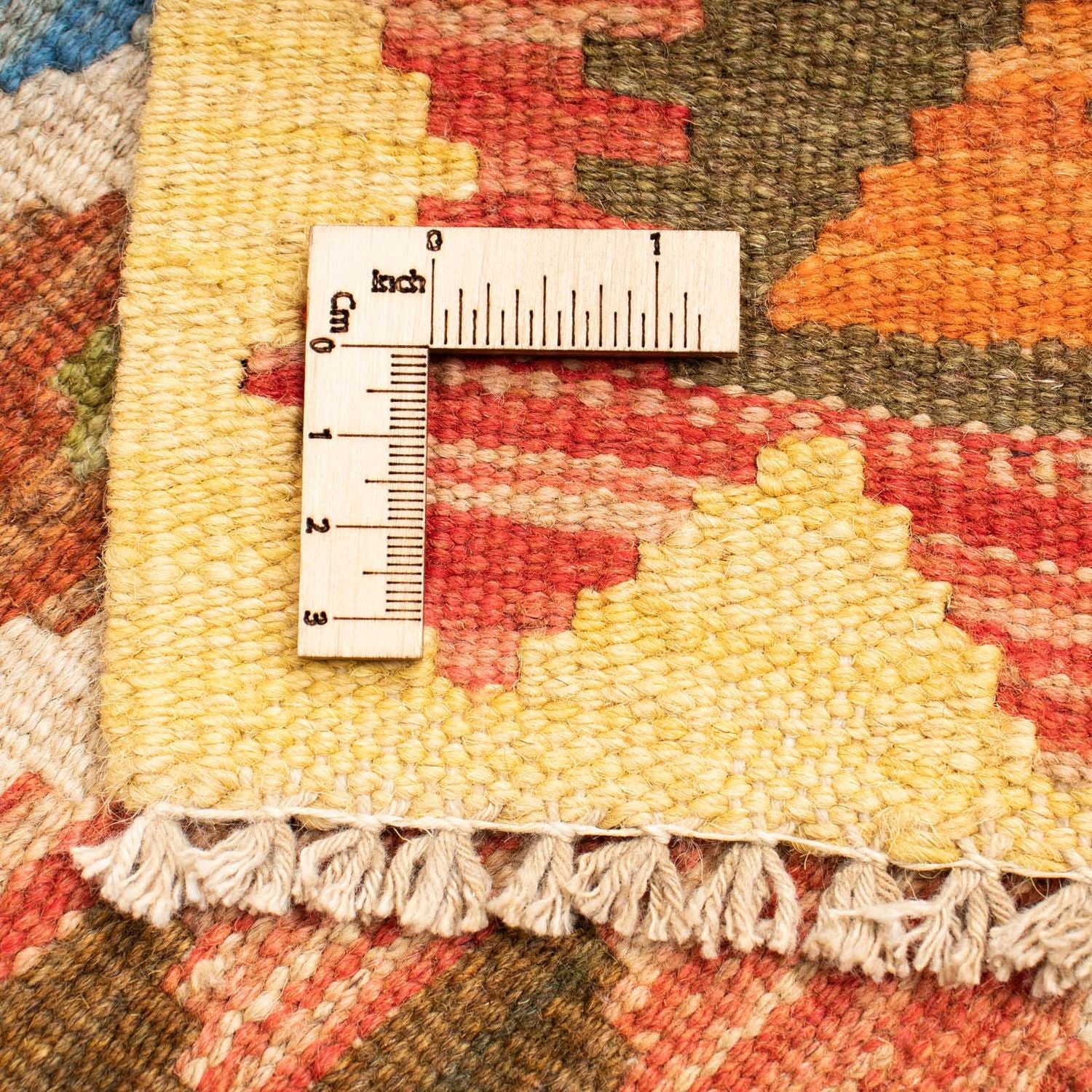 Kelim Carpet - Splash - 124 x 86 cm - flerfarvet