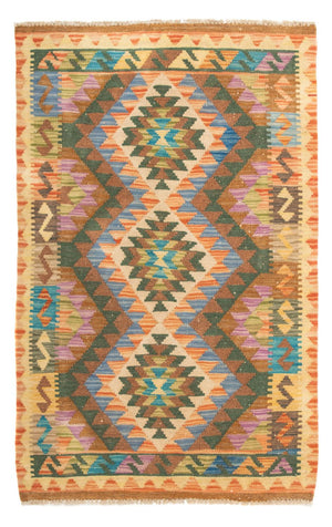 Kelim Carpet - Splash - 125 x 80 cm - flerfarvet