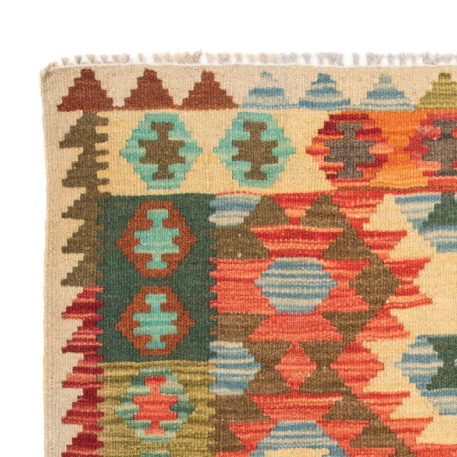 Kelim Carpet - Splash - 125 x 80 cm - flerfarvet
