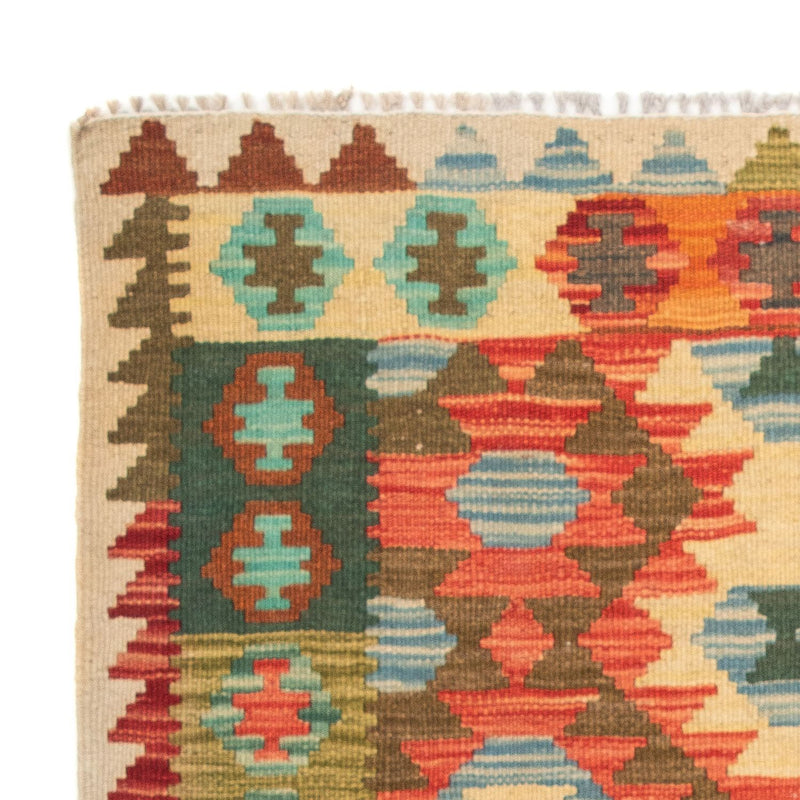 Kelim Carpet - Splash - 125 x 80 cm - flerfarvet