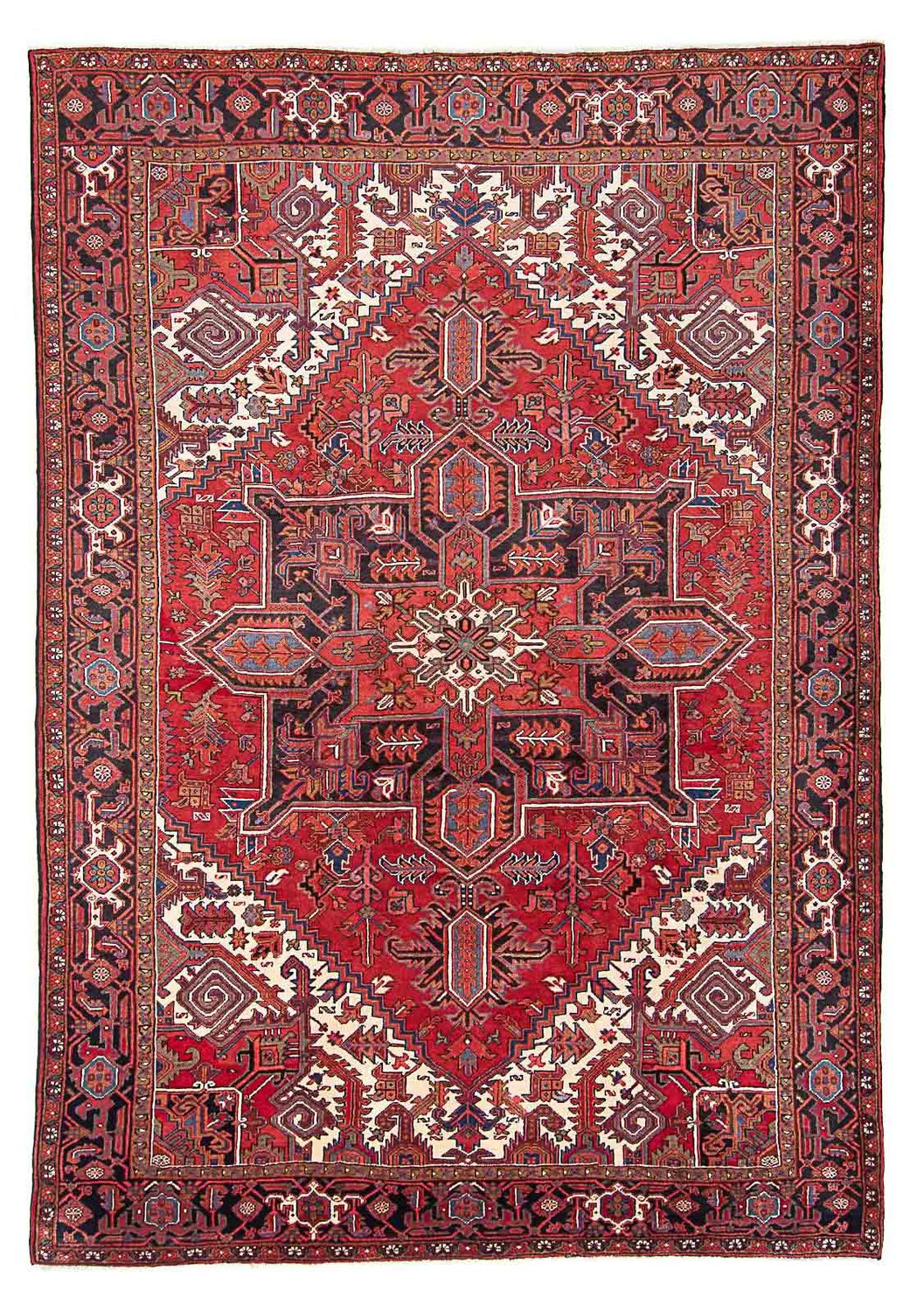 Persisk tæppe - Nomadisk - 293 x 206 cm - rød