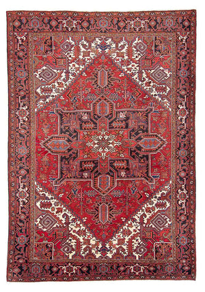 Persisk tæppe - Nomadisk - 293 x 206 cm - rød