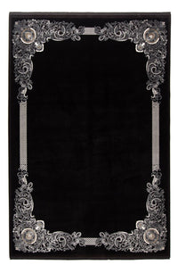 Designer tæppe - 230 x 160 cm - mørkeblå