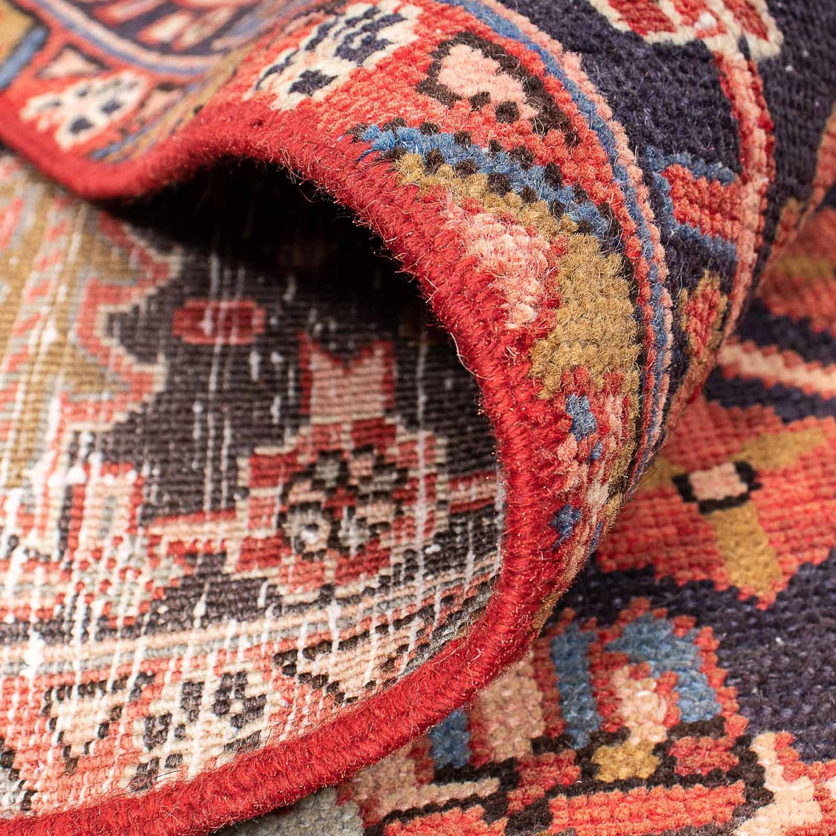 Persisk tæppe - Nomadisk - 362 x 258 cm - lysrød