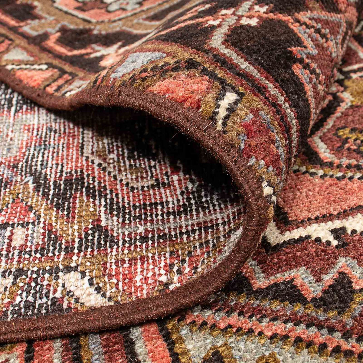 Persisk tæppe - Nomadisk - 408 x 300 cm - flerfarvet