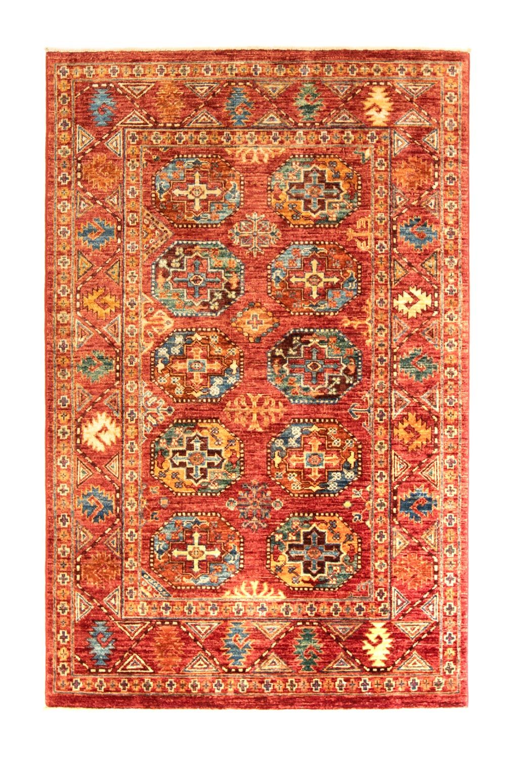 Afghansk tæppe - Filpa - 149 x 98 cm - rød