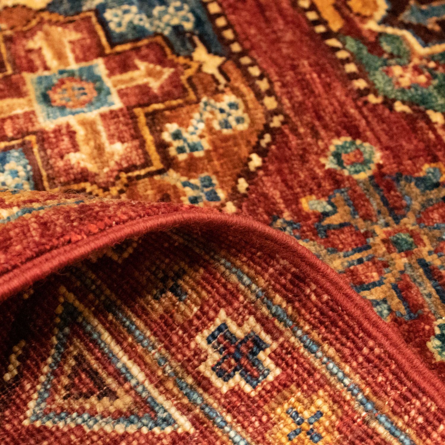 Afghansk tæppe - Filpa - 149 x 98 cm - rød